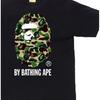 Bape A BATHING APE Head Series T Shirt Men's Black BAPE19SS-001