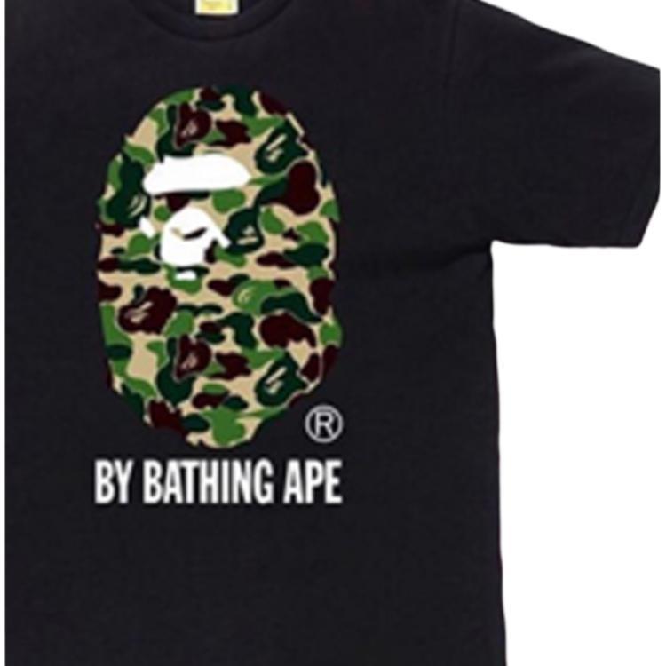 Bape A BATHING APE Head Series T Shirt Men's Black BAPE19SS-001