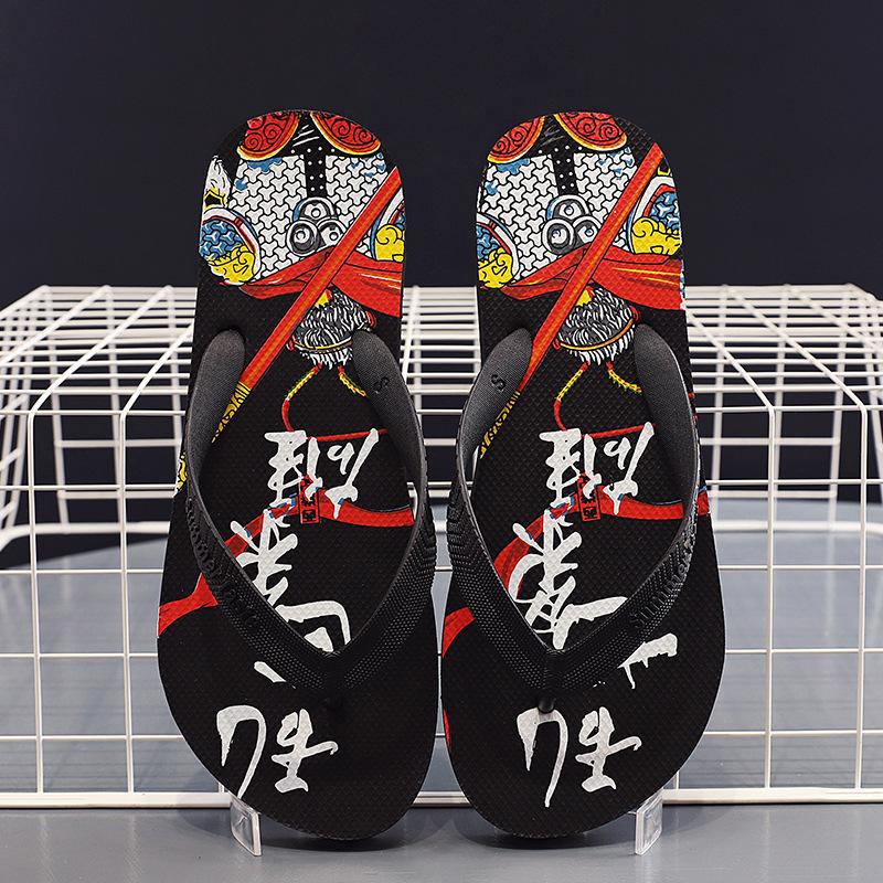 Flip-flops Men's Summer Wear Trend Non-slip Shoes Pinch Slippers Casual Beach Sandals