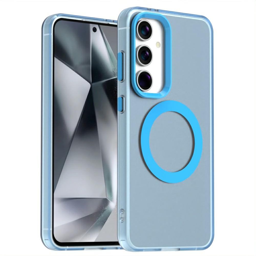 Candy Series For Samsung Galaxy S24 FE Case Compatible with MagSafe PC+TPU+PET Anti-Drop Phone Cover