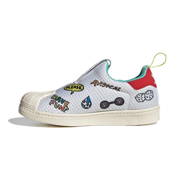 (PS) adidas Aaron Kai x Superstar 360 Primeblue J Pop Art Style Waves Kids FX4920 EU 28