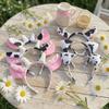 Hair-Pressing Animal Ears Hair Hoop Polyester Dairy Cow Hairband  Halloween Carnival