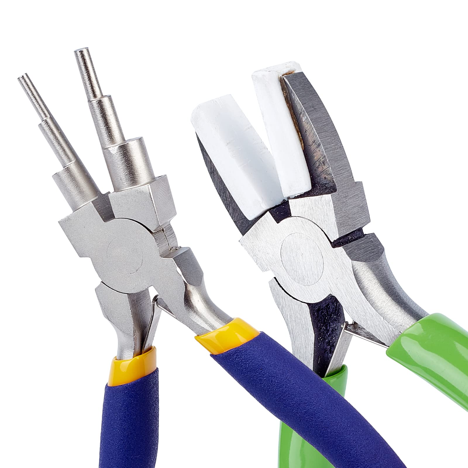 

SUNNYCLUE Плоскогубцы с нейлоновыми губками и петлей из проволоки, мини-прецизионные ювелирные плоскогубцы с нейлоновыми губками для гибки штифтов, для рукоделия, аксессуар для ювелирного хобби