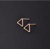 Trendy Geometric Earrings: Square, Circle, Triangle Designs