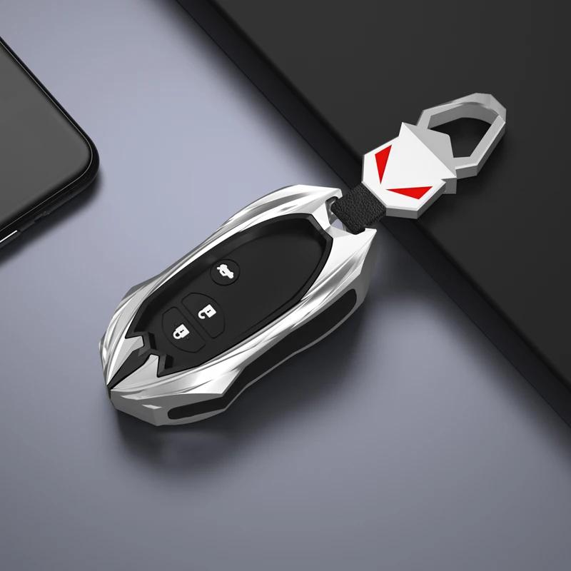 2/3/4 Buttons Zinc Zlloy Car Key Case For S1 Aqua RAV4 Land Cruiser Camry Prado Corolla Prius Shell Cover Keyless Remote Fob JH0