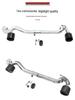 BMW E90/E92/E93 320i/330i/325i Dual-Outlet Black Stainless Steel Tailpipe for MT Conversion