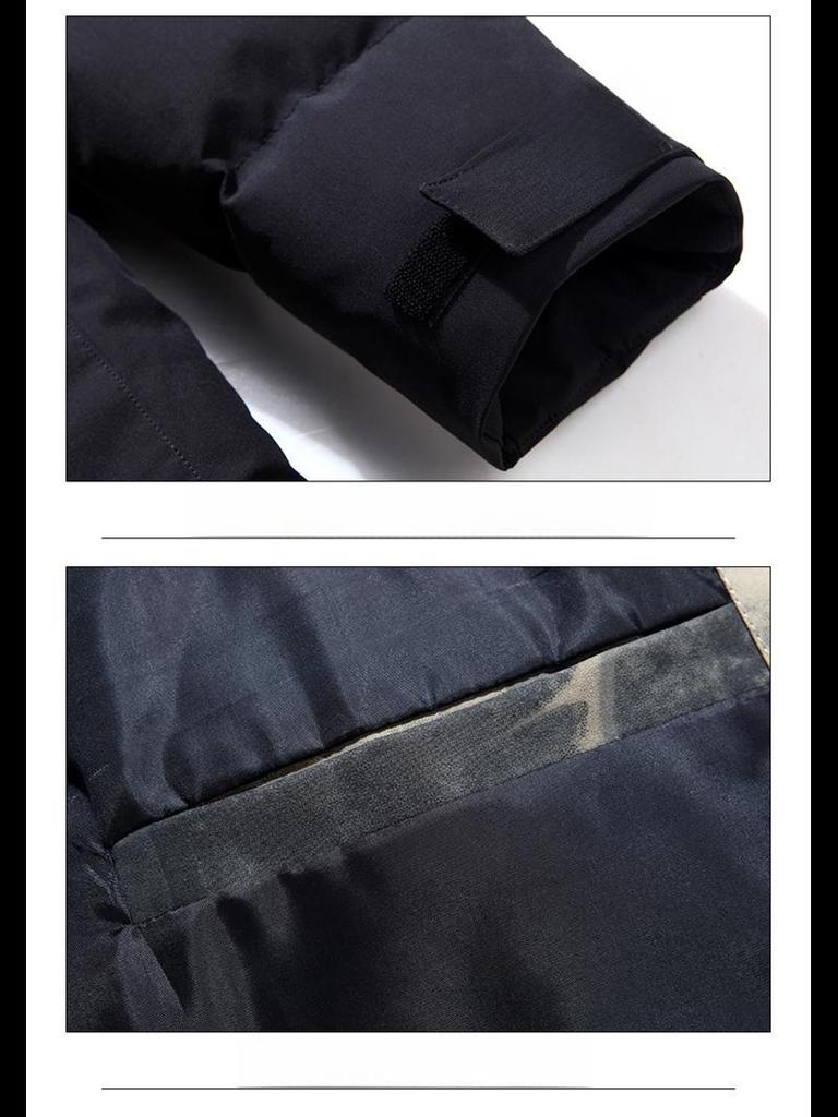 Men's 2024 Winter Short Thick Cotton Jacket - Warm Korean Style Trend