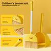 Kinder Besen und Kehrschaufel Set Reinigungsbürste Cartoon Tierform Kleinkind Besen Kehrschaufel Set Kinder Reinigungsspielzeug Zubehör