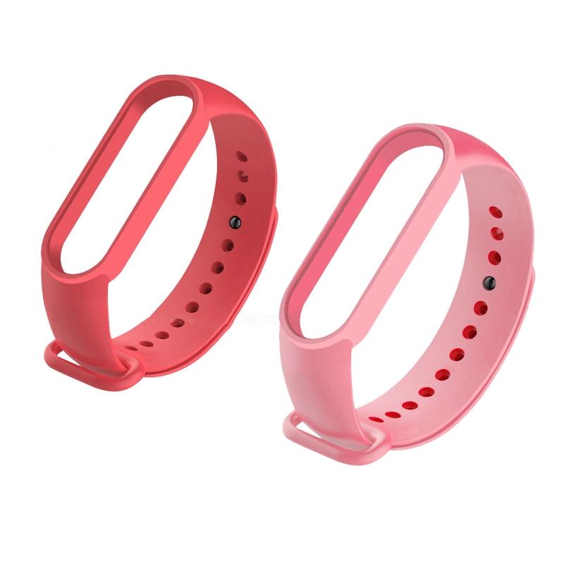 Waterproof Wristband Compatible for Mi Band 6 Bracelet Sports for Smart Watch TPU Band Anti-scratch Sweatproof Strap