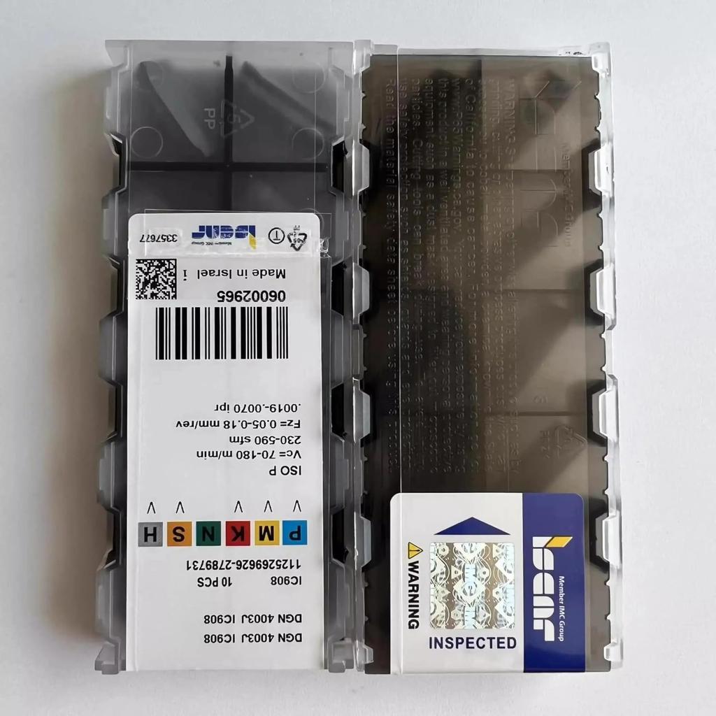 ISCAR / DGN4003J IC908 /Industrial indexable Carbide Inserts 10 PCS
