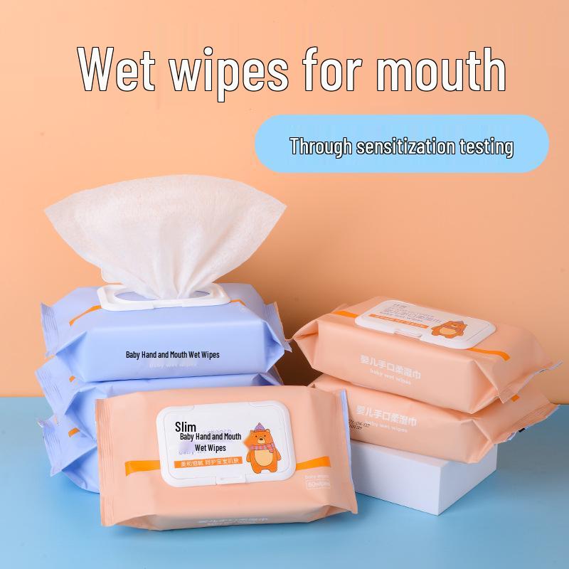 

Портативные детские влажные салфетки - Маленькая упаковка, 50 штук