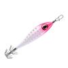 Waterproof LED Double-Layer Luminous Squid Bait Thicken Stainless Steel Squid Jig Hook for Boat/Reef/Night Fishing Accessories