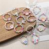 Cartoon Children's Bracelet Girl Princess Jelly Colored Beaded Cute Girl Baby Bracelet Student Jewelry