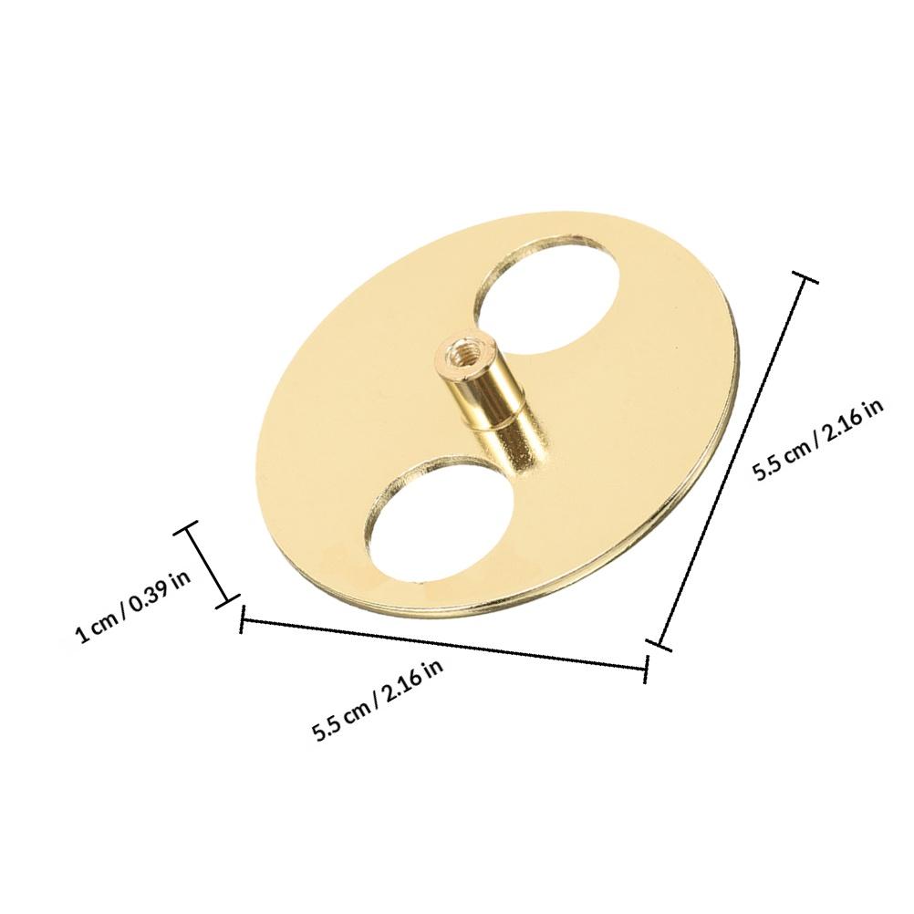 

Music Box Winding Turntable Base DIY Kit Precision Mechanism Craft Replacement Mechanical Accessories Winder Key Repair золотистый