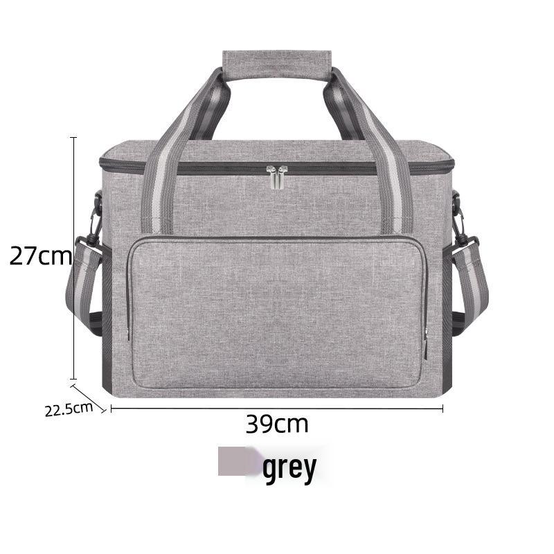 Large Waterproof Insulated Picnic Bag - Oxford Cloth, Portable, Thickened for Outdoor Use