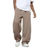 Men's Solid Color Loose Wide Leg Sweatpants Men's Casual Fashion Sweatpants
