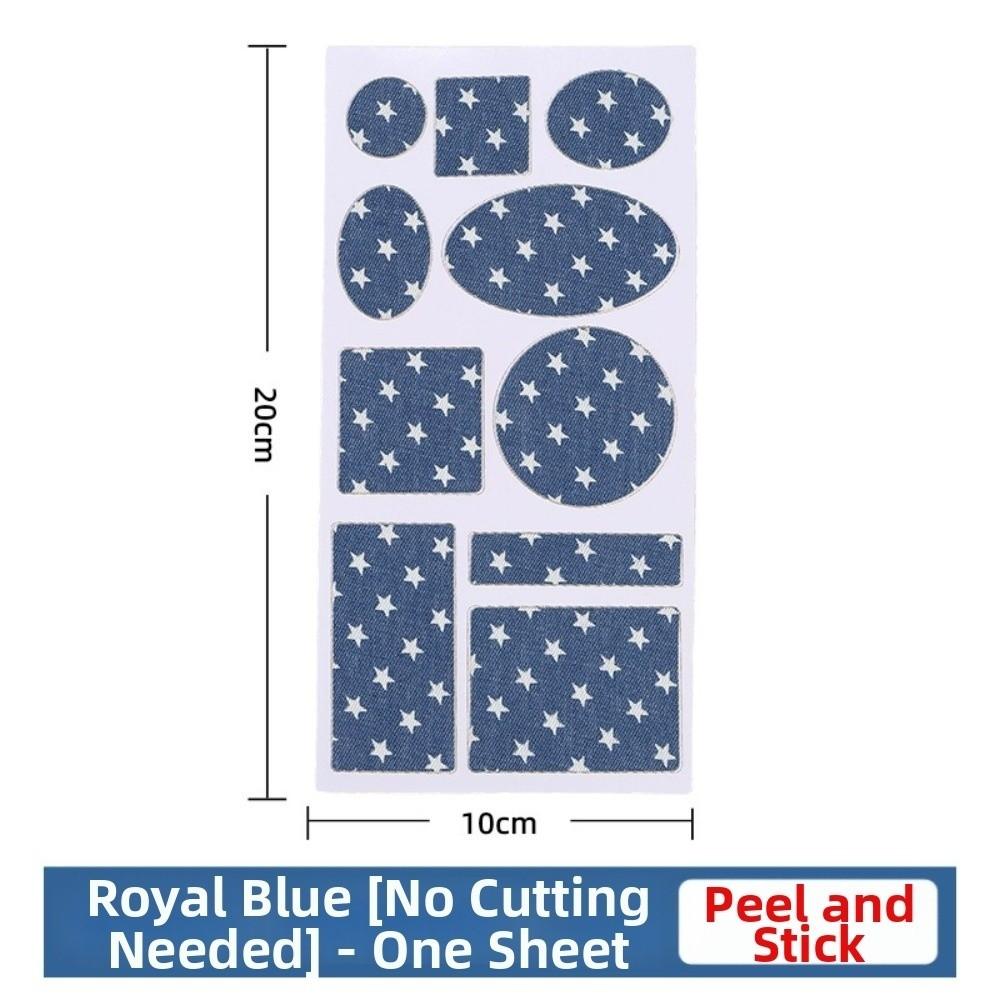 Reinforcement Repair Patches Blue Denim Clothing Patches New Self-Adhesive Patches  for Knee Repair