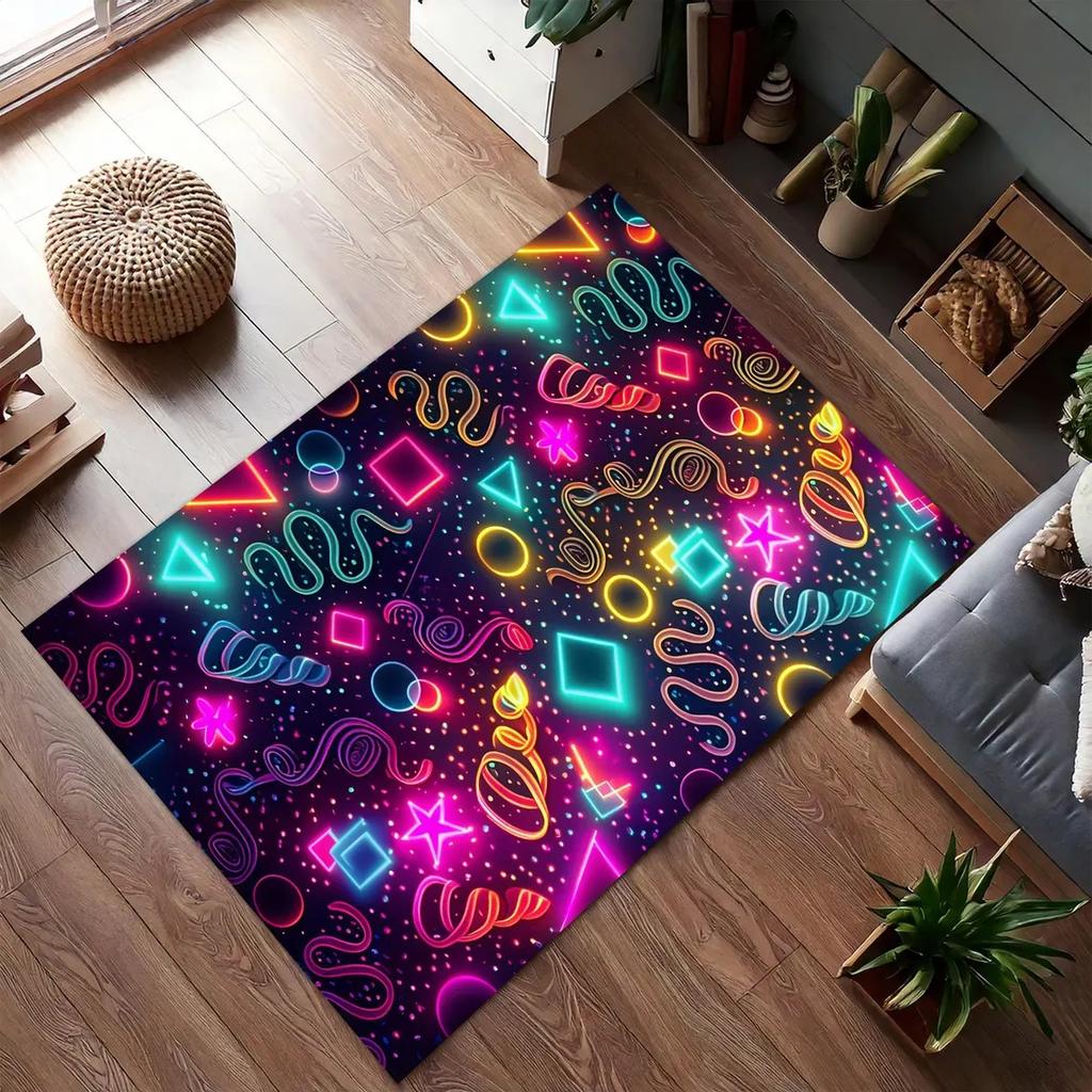 Arcade Retro Gaming Rug, Arcade Machine Rug, Gamer Rug, Retro Gaming Room Carpet, Retro Video Game Themed Floor Mat