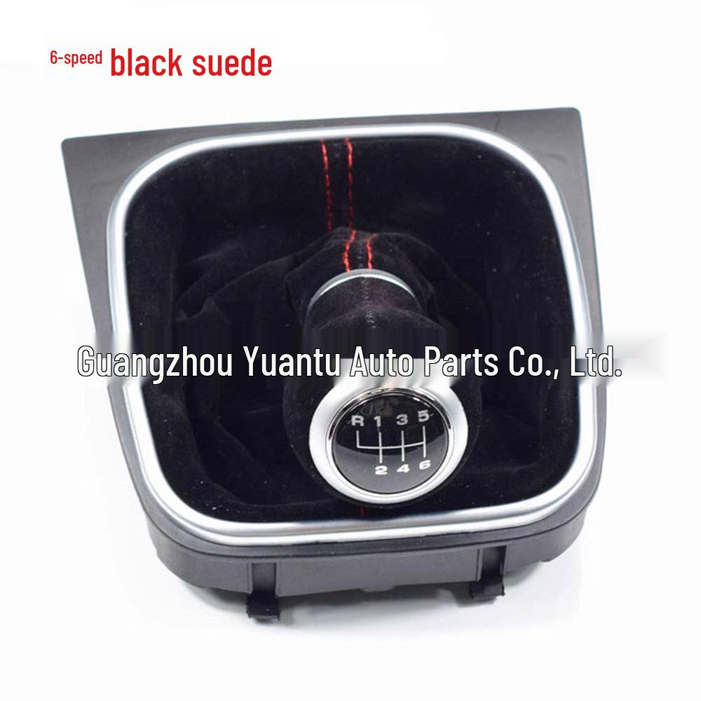 

Red/Black Suede Gear Shift Knob for Volkswagen Golf MK5/MK6 R32 GTI (2004-2009)