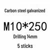 Extra Long Expansion Screws Set - Pull-Out Bolts M6/M8/M10/M12/M14/M16 in Various Sizes (200x250x300x400)