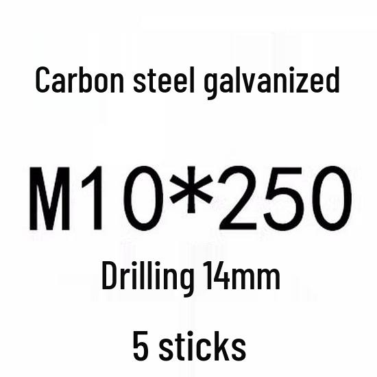 Extra Long Expansion Screws Set - Pull-Out Bolts M6/M8/M10/M12/M14/M16 in Various Sizes (200x250x300x400)