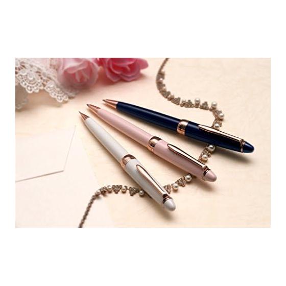 Sailor Pen Multifunction Pen Fascinate 3 Navy 16-0325-242 Pink Gold Plated Finish Oil-based Black/Red Ballpoint Pen 0.7mm, Mechanical Pencil 0.5mm HB