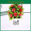 Artificial Flower Rose Letter Flower Pot Potted Plant For Living Room Office