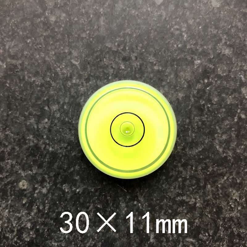 New PMMA Bullseyes Level Measurement Instrument Universal Leveler Spirit Round Plastic Vial