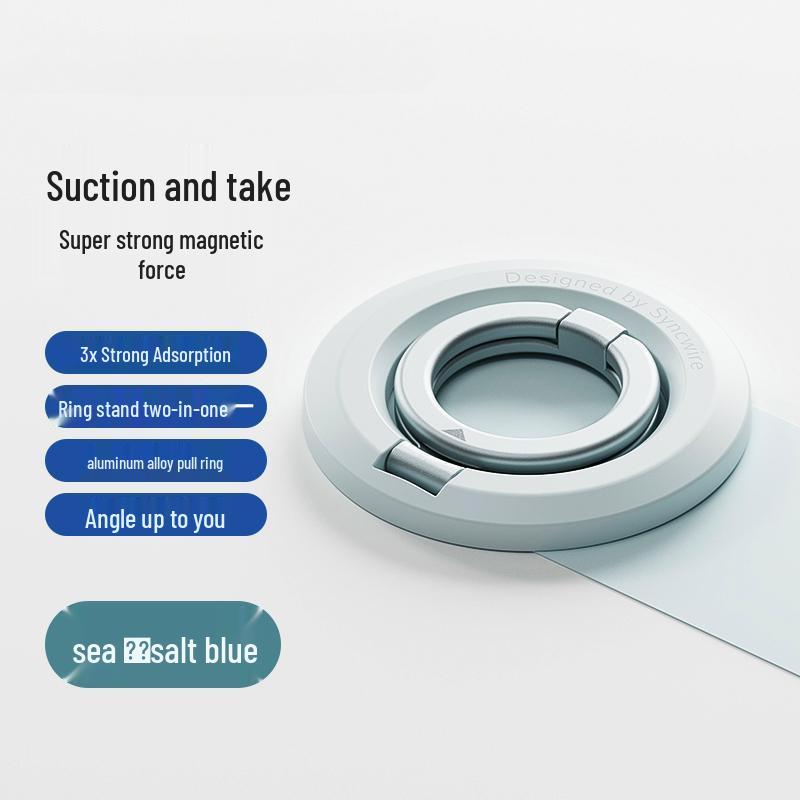 Magnetic Double-Ring Rotating Phone Stand and Holder