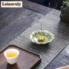 Four Seasons Flower Plate Incense Holder Handmade Mist Smoking Steamers Incense Burners Meditation Censer Buddhism Craft Gift
