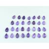 6X9MM Natural Amethyst Pear Shape Cabochon Loose Gemstone 30Pcs Lot 62Cts. C-3639