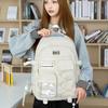New backpack, junior high school student burden reduction spine protection schoolbag, female high school large-capacity male backpack, high-end niche
