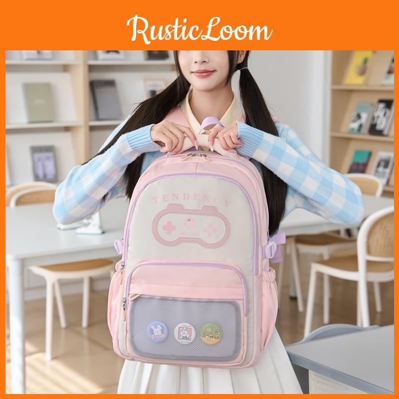 Nylon Backpack Fashionable For Casual Use Ideal For High School And College Students