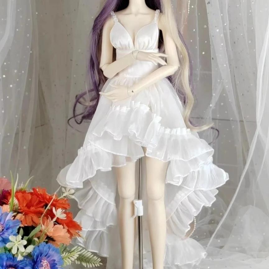 () 1/3 1/4 1/6 Doll's Clothes for 60/45/30cm Bjd Doll Diy Girl Toys Princess Skirt Dress Up Doll Accessories, No Doll