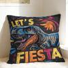 Lets Shirt Party Fiesta Pillow Cover  Fashion Pillow Case For Chair Sofa Home Decor Comfy Pillowcases Gift Idea