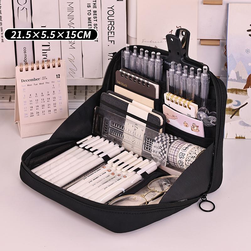 12 Layers Large Capacity Pencil Case Good Looking Multifunctional Classification Storage Stationery Storage Bag 1pc