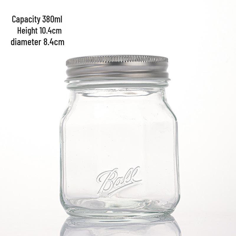 Octagonal Sealed Glass Mason Jar for Jam, Fruit, Pickles, or Storage