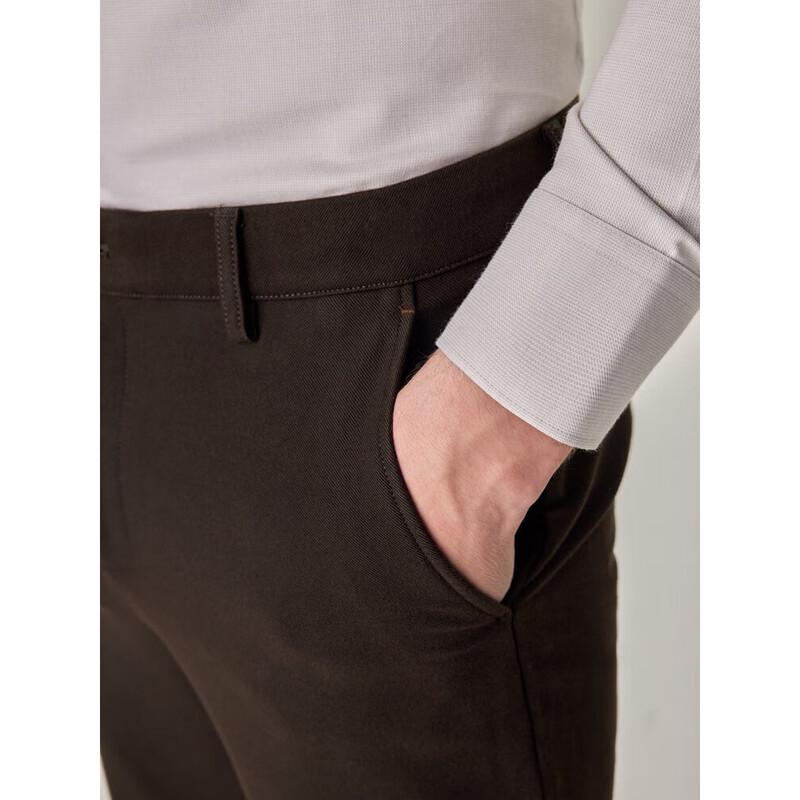 Erdos Men's Easy Care Stretch Straight Fit Casual Pants