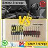 Metal Tool Rack: Wall-Mounted Storage for Cross Screwdrivers, Pliers, and Wrenches