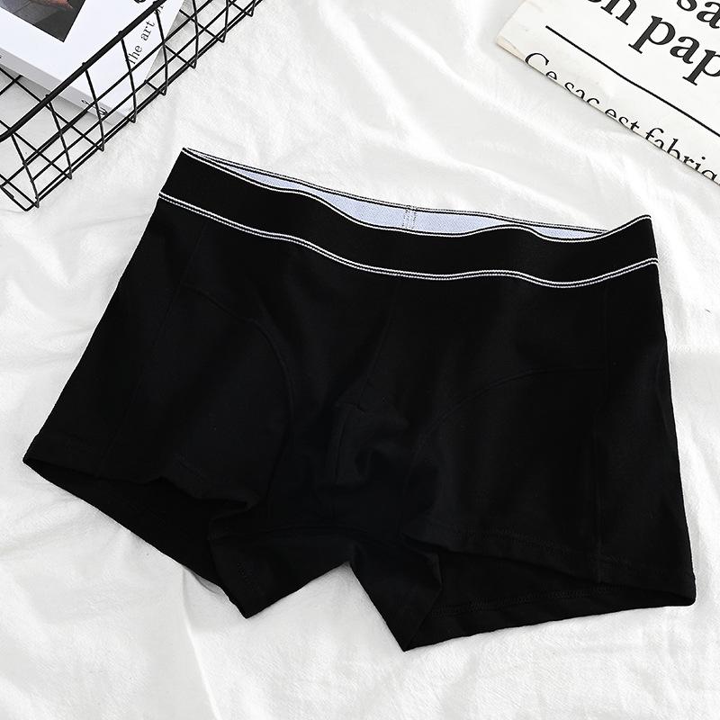 Men's Pure Cotton Mid-Waist Breathable Loose Plus Size Seamless Boxer Briefs