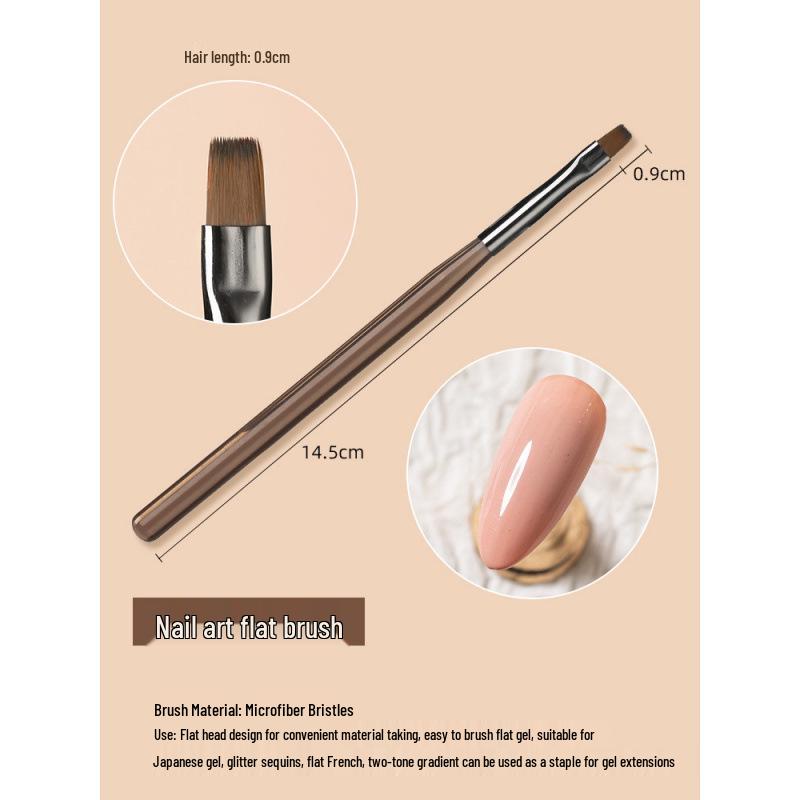 

Японский профессиональный набор кистей для нейл-арта: Кисти для экстра-тонкой детализации, гель-лака и лайнера для салонов