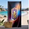 Asciugamano da Spiaggia con Stampa Calcio Aston Villa, Asciugamano Grande Morbido ad Asciugatura Rapida per Spiaggia Campeggio Nuoto