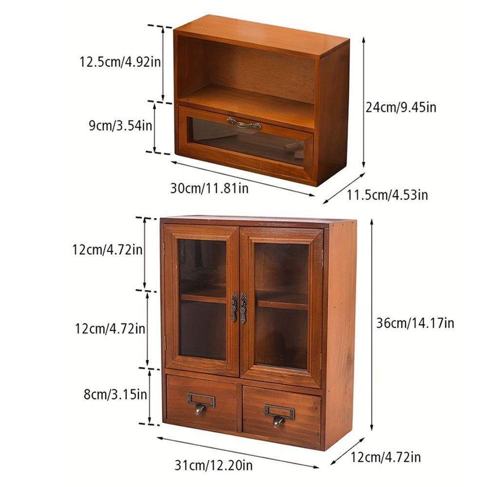 Komoda s prosklenými dvířky zásuvkového typu, severský stojan na vystavení panenek a figurek, pokoj