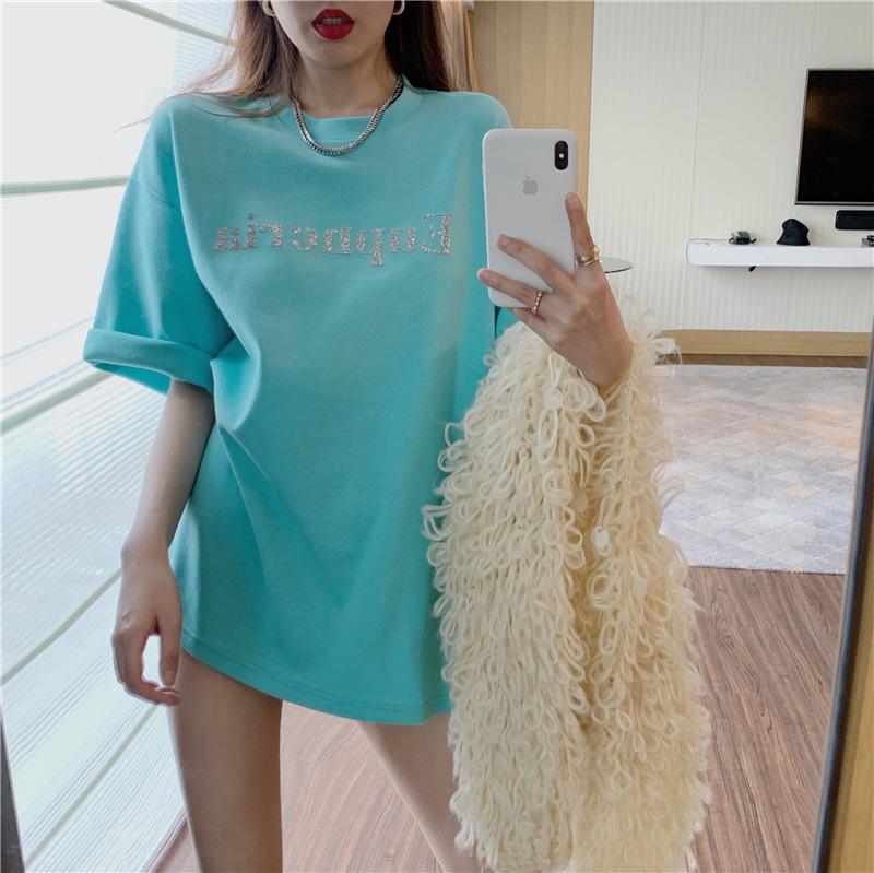 Women's Smiley Face Print Loose Short Sleeve Round Neck T-shirt - Casual Spring/Summer Top