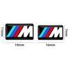 6/10pcs Car Steering Wheel Decoration Center Hub Cap Emblem Badge DIY Sticker Accessories For BMW M E46 E90 E60 F30 E39 E36