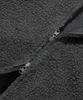 Agod Reversible Heavy Fleece Boa Hooded Zip-Up [Charcoal]