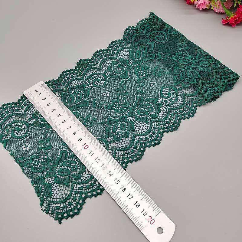 15cm Wide Soft Elastic Lace Trim for Skirts - Multi-color Options Available
