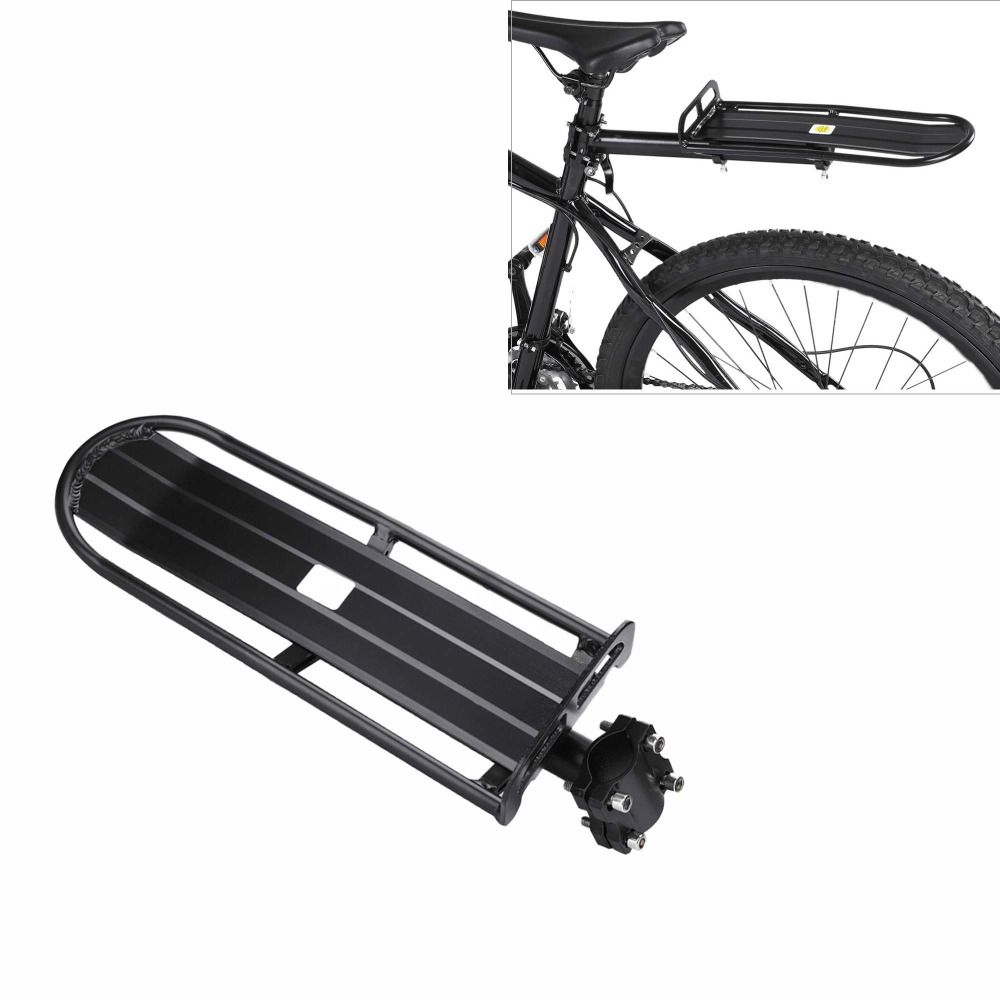 Aluminum Alloy Rear Seat Luggage Shelf Heavy Duty Rear Seat Luggage Rack Bike Touring
