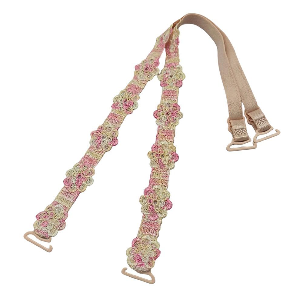 

Знімні бретелі бюстгальтера з квітковим принтом. Поліестерові бретельки. Креативний подарунок. Заміна лямок