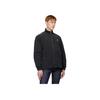 Fila Solid Color Thickened Stand Collar Zipper Jacket Men Jackets Black F51M417505A-BK